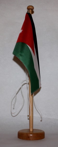 Tischflagge Palästina 25x15 cm optional mit Holz- oder Chromständer Tischfahne Tischfähnchen