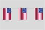 USA Flaggenkette 6 Meter / 8 Flagge Fahne