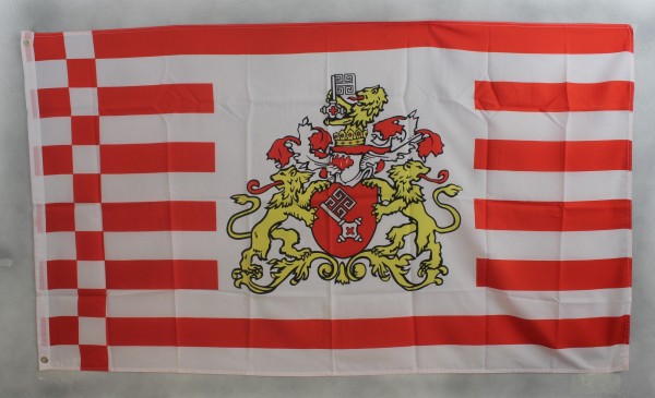 Flagge Fahne Bremen große Wappen bremer Bremenflagge