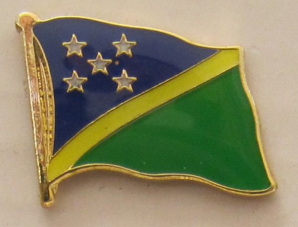 Salomonen Pin Anstecker Flagge Fahne Nationalflagge