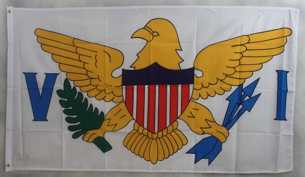 Fahne Flagge Jungferninseln USA Virgin Islands 90 x 150 cm 