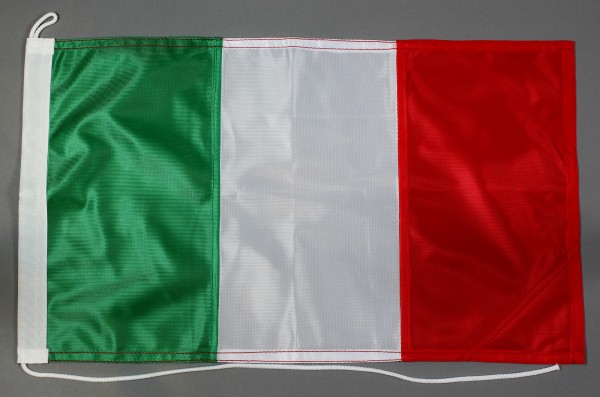Bootsflagge Italien 30x45 cm Motorradflagge Bootsfahne
