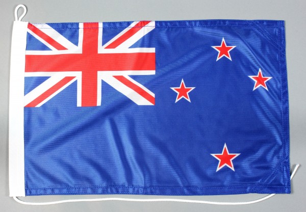 Bootsflagge Neuseeland 30x45 cm Motorradflagge Bootsfahne