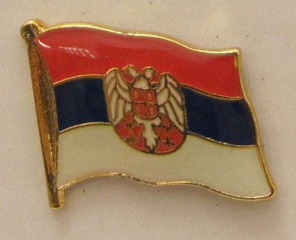 Pin Anstecker Flagge Fahne Serbien Nationalflagge