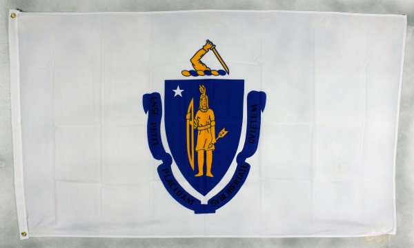 Flagge Fahne : Massachusetts