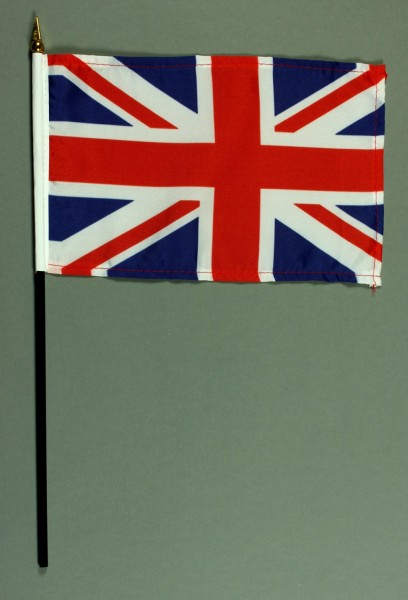 Tischflagge Grossbritannien 15x25 cm BASIC optional mit Tischflaggenständer