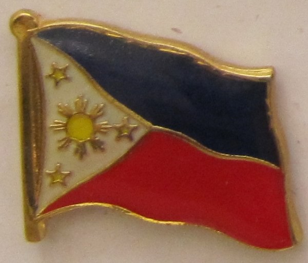 Philippinen Pin Anstecker Flagge Fahne Nationalflagge