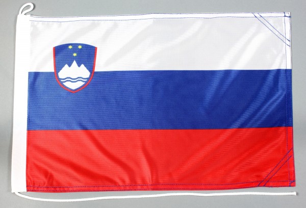 Bootsflagge Slowenien 30x45 cm Motorradflagge Bootsfahne