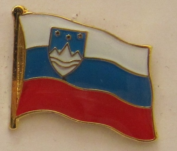 Pin Anstecker Flagge Fahne Slowenien Nationalflagge