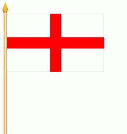 Stockflagge England 30x45cm