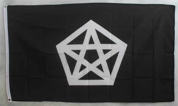 Flagge Fahne : Pentagramm