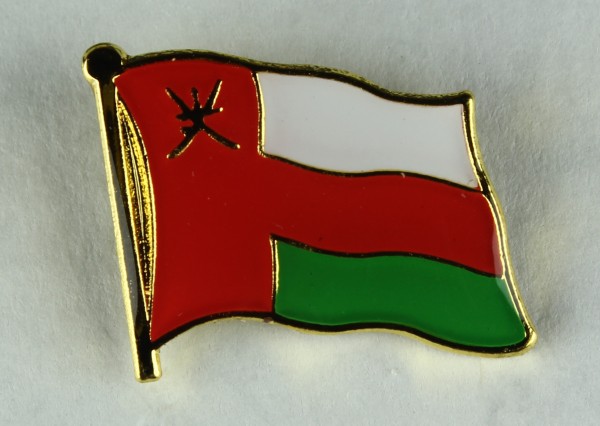 Oman Pin Anstecker Flagge Fahne Nationalflagge