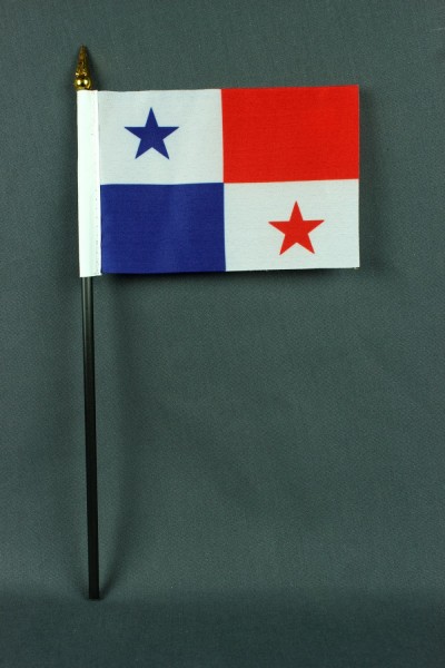 Kleine Tischflagge Panama 10x15 cm optional mit Tischfähnchenständer