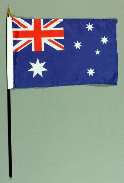 Tischflagge Australien 15x25 cm BASIC optional mit Tischflaggenständer