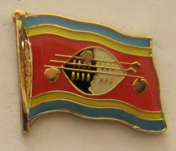 Fahnen Pin Swasiland Anstecker Flagge Fahne 
