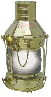 Ankerlampe Schiffslampe elektrisch 48cm Messing