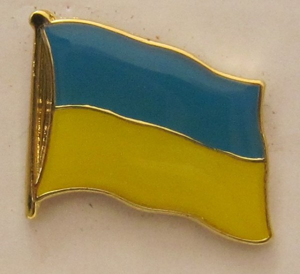 Pin Anstecker Flagge Fahne Ukraine Nationalflagge