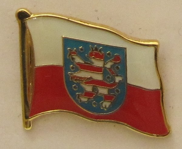 Pin Anstecker Flagge Fahne Thüringen