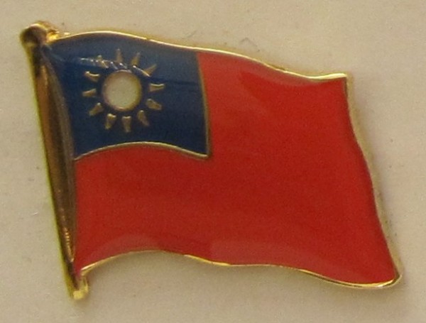 Taiwan Pin Anstecker Flagge Fahne Nationalflagge