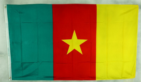 Kamerun Flagge Großformat 250 x 150 cm wetterfest