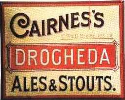 Blechschild Cairnes & Son Drogheda Ales & Stouts Bier retro Schild Werbeschild