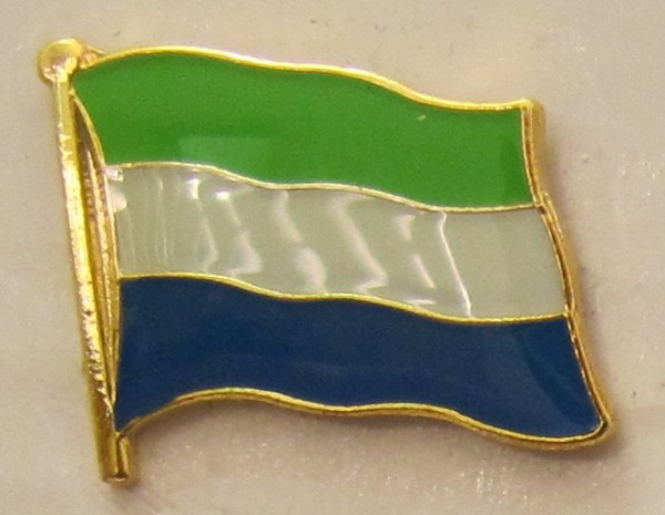 Sierra Leone Pin Anstecker Flagge Fahne Nationalflagge