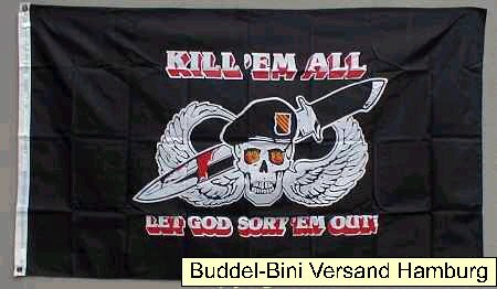 Flagge Fahne : Kill em all