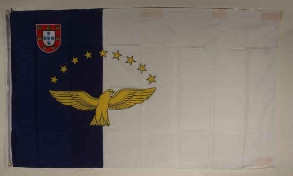 Flagge Fahne Azoren Azorenflagge Nationalflagge Nationalfahne