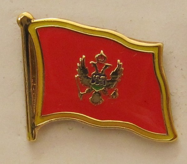 Pin Anstecker Flagge Fahne Montenegro