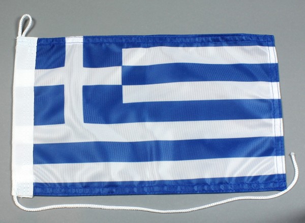 Bootsflagge : Griechenland 30x20 cm Motorradflagge