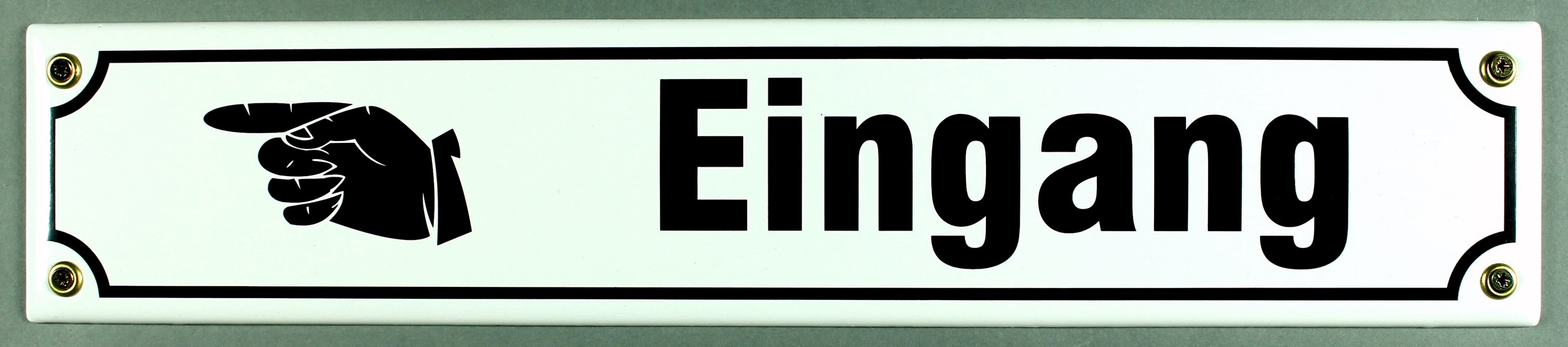 Emaille Straßenschild Mofa Werkstatt 40x8 cm blaues Metallschild Deko tin sign 