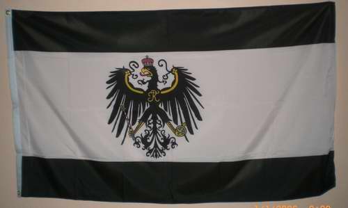 Schlüsselanhänger Flagge Fahne Eisernes Kreuz mit Adler Alu 40 x 57 mm 