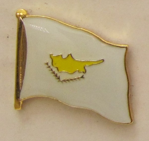 Pin Anstecker Flagge Fahne Zypern Nationalflagge