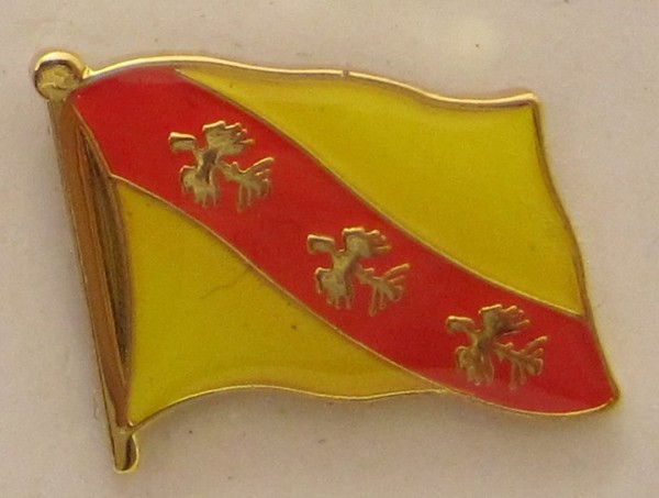 Pin Anstecker Flagge Fahne Lothringen Frankreich