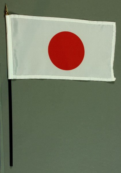 Tischflagge Japan 15x25 cm BASIC optional mit Tischflaggenständer