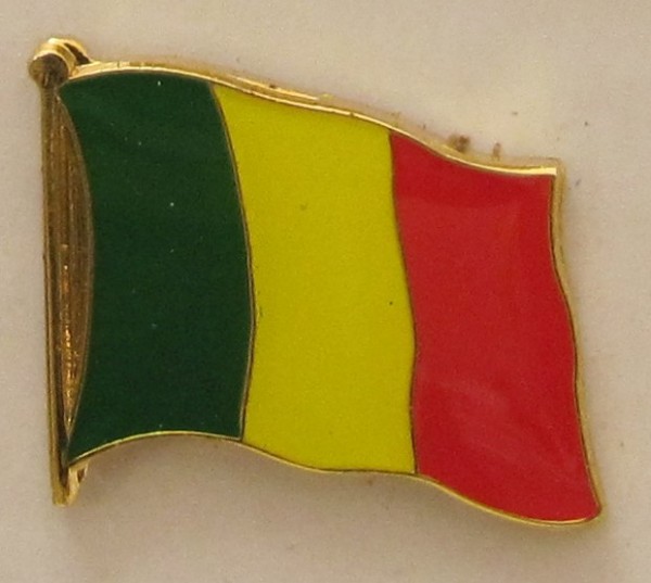 Mali Pin Anstecker Flagge Fahne Nationalflagge