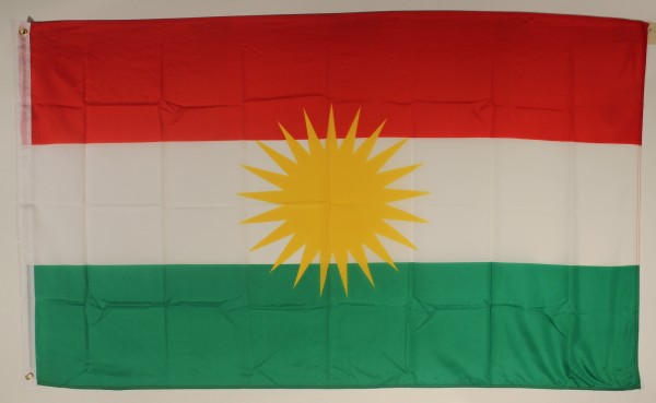 Flagge Fahne Kurdistan 90x60 cm