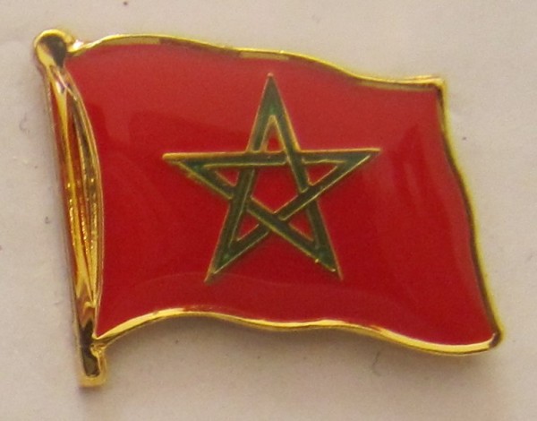 Marokko Pin Anstecker Flagge Fahne Nationalflagge