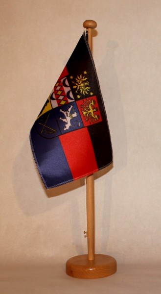 Tischflagge Ostfriesland Ost Friesland 25x15 cm optional mit Holz- oder Chromständer Tischfahne Tisc