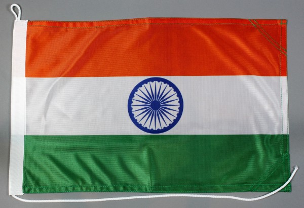 Bootsflagge Indien 30x45 cm Motorradflagge Bootsfahne