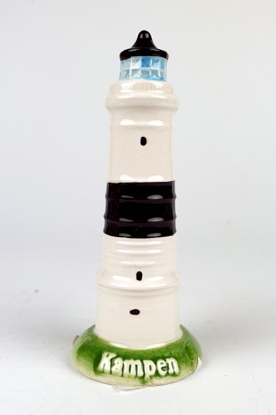 Kampen Sylt Leuchtturm Modell 10,5cm Keramik Leuchtturmmodell Standmodell