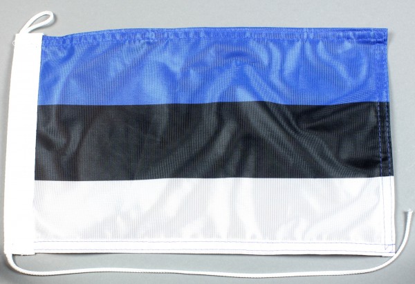 Bootsflagge : Estland 30x20 cm Motorradflagge