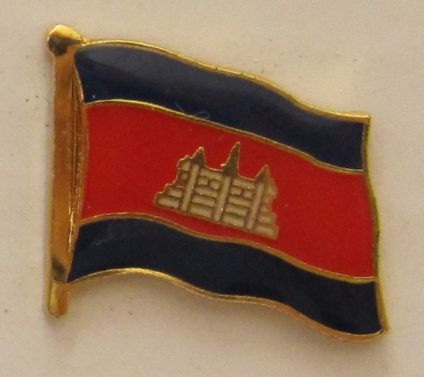 Kambodscha Pin Anstecker Flagge Fahne Nationalflagge