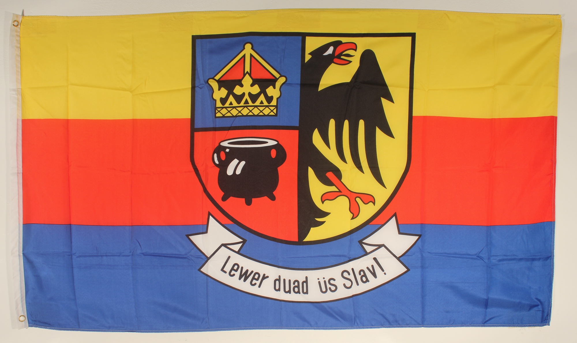 Fahne Flagge Landkreis Nordfriesland 20 x 30 cm Bootsflagge Premiumqualität 