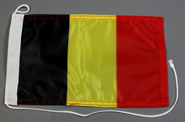 Bootsflagge : Belgien 30x20 cm Motorradflagge