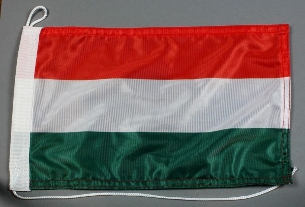 Bootsflagge : Ungarn 30x20 cm Motorradflagge