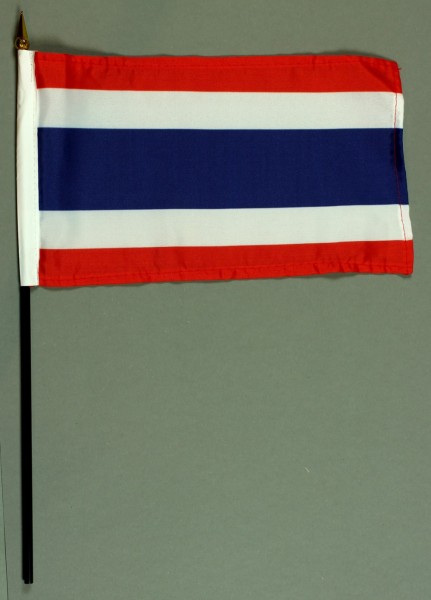 Tischflagge Thailand 15x25 cm BASIC optional mit Tischflaggenständer