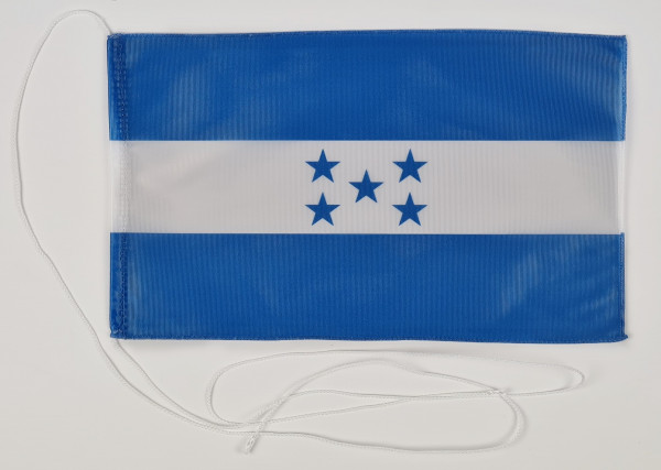 Tischflagge Honduras 25x15 cm optional mit Holz- oder Chromständer Tischfahne Tischfähnchen
