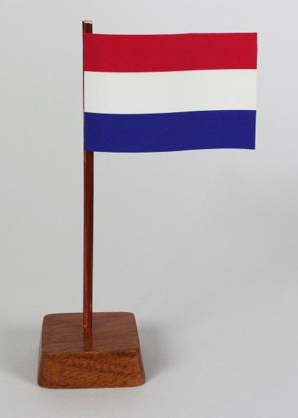 Mini Tischflagge Niederlande Holland Höhe 13 cm Tischfähnchen