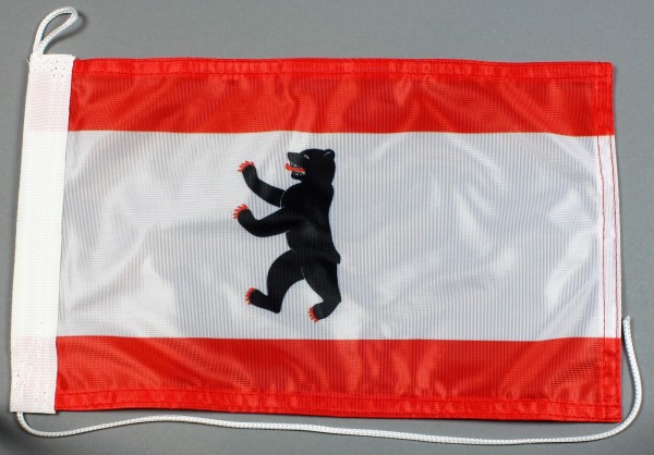 Bootsflagge : Berlin 30x20 cm Motorradflagge